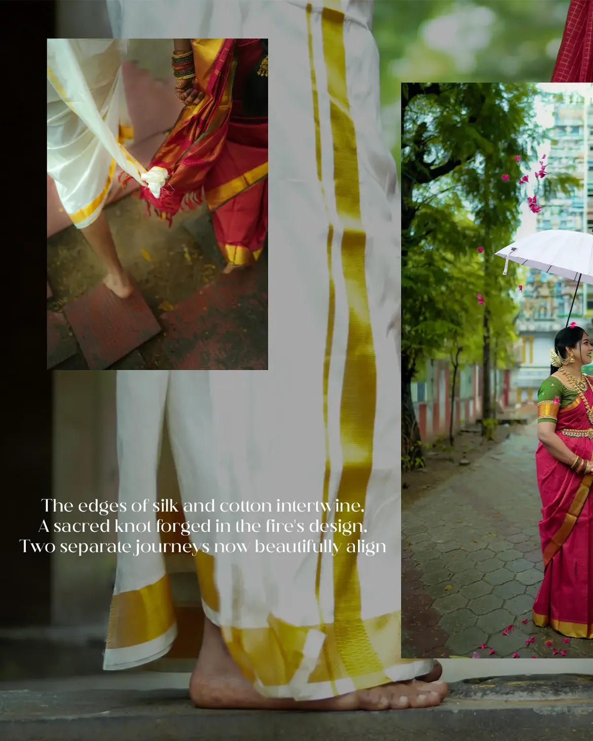Bridal Story II — Sacred morning rituals — 4AM muhurtham preparation.