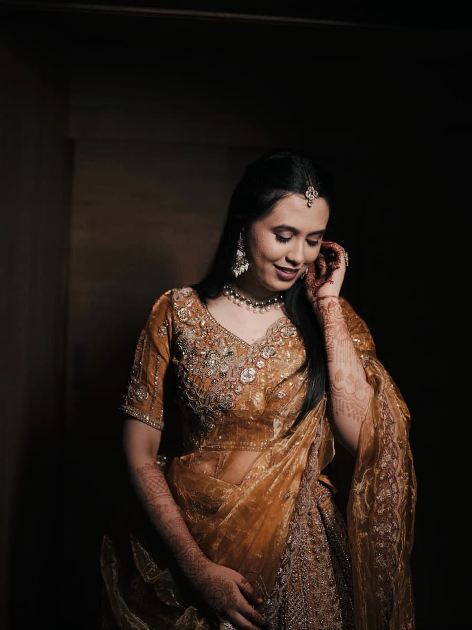 Heirloom Heritage Silk — Heirloom silk look — natural skin realism, temple jewellery.